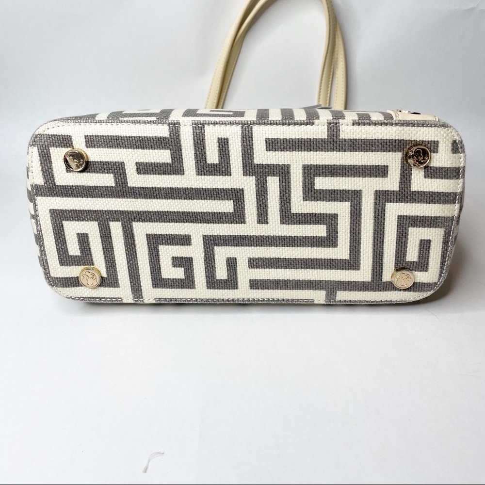 NWOT Spartina 449 Greek Key Island Linen Tote - Picture 5 of 15